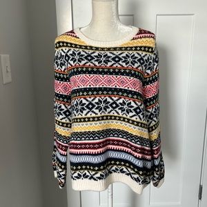 Old Navy Fair Isle Sweater